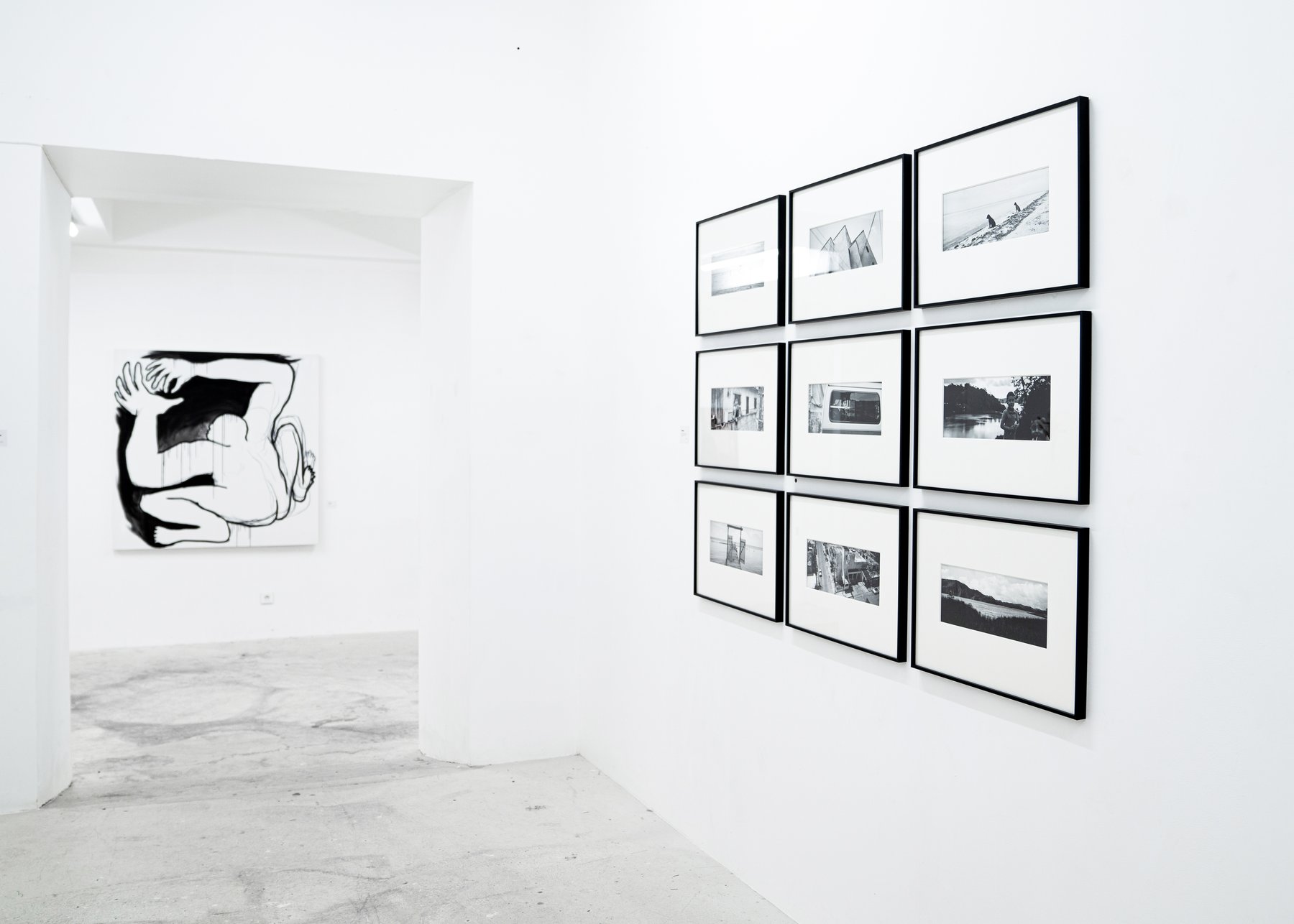 Vue de salle, série Mexique — exposition collective Le carré dans le rond, Paris, 2021